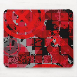 distressed chex : mouse mat