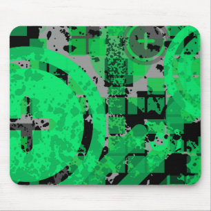 distressed chex : mouse mat