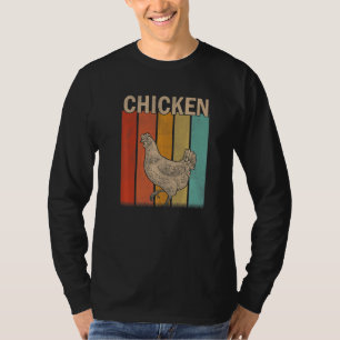 Distressed Chicken Men Women Kid Cute Chicken Ret T-Shirt