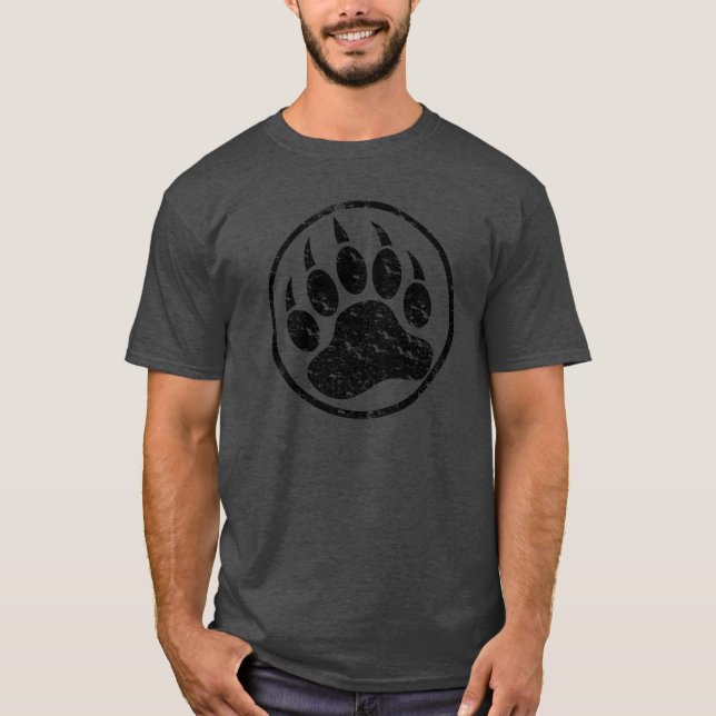 Distressed Classic and Cool Bear Claw T-Shirt (Front)