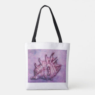 Distressed Conch Tote Bag