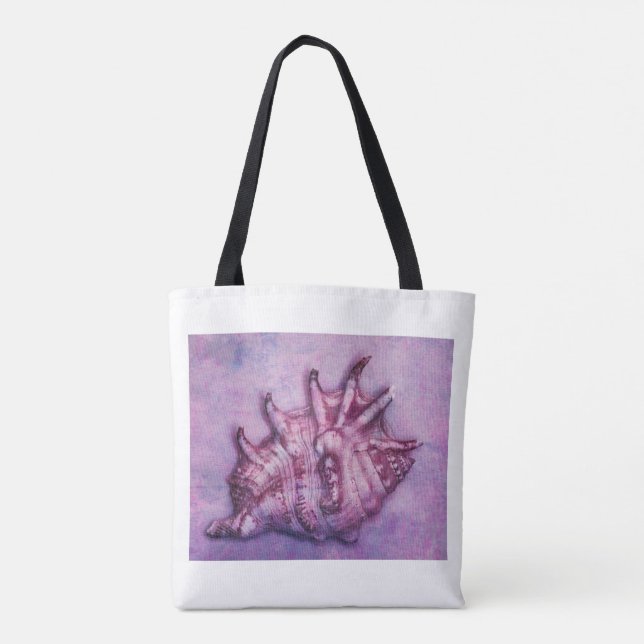 Distressed Conch Tote Bag (Back)