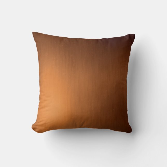Distressed Copper Metallic Texture 24 Cushion (Front)