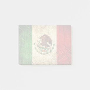 Distressed Country Flags Mexico Post-it Notes