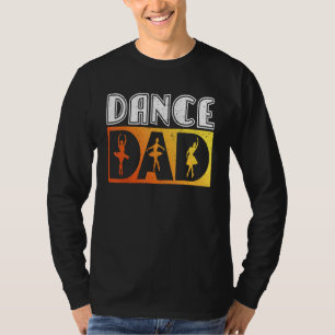 Distressed Dance Dad Ballet Vintage Retro For Men  T-Shirt