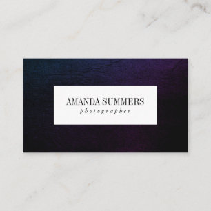 Distressed Deep Purple Business Card