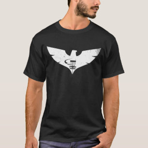 Distressed Discgolf Eagle Birdie Disc Golf Sports T-Shirt