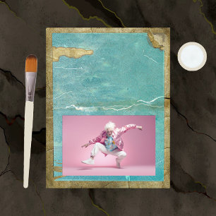 Distressed Enchanted Scrapbook Paper