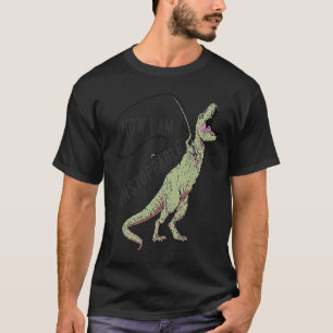 Distressed Fishing Trex  Quote fisherman T-Shirt