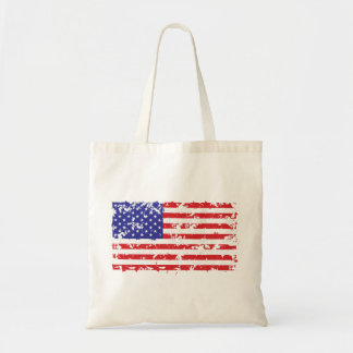 Distressed-Flag-Horizontal Tote Bag