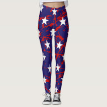 Distressed Flag Leggings