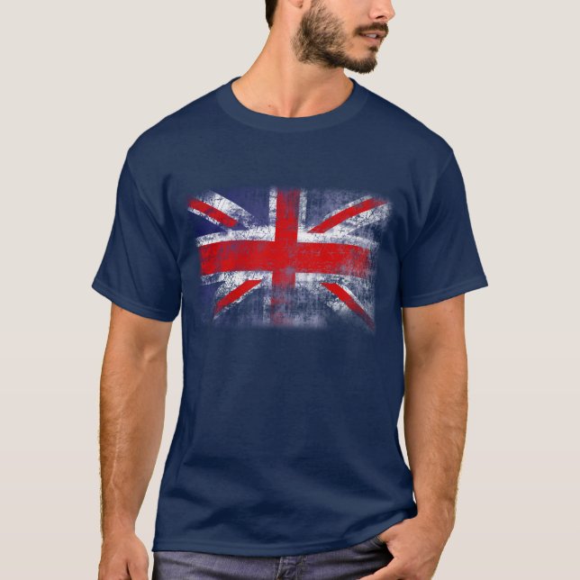 Distressed Flag of the United Kingdom T-Shirt (Front)