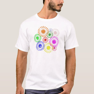 Distressed Flower Burst T-Shirt