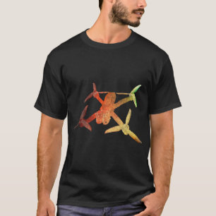Distressed FPV racing Freestyle drone racer pilot T-Shirt