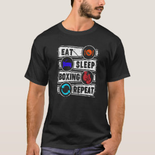 Distressed Funny Boxing Sports Player Boxer Pugili T-Shirt