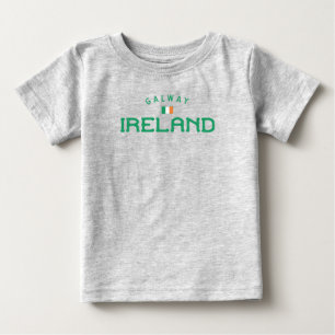 Distressed Galway Ireland Baby T-Shirt