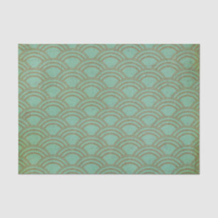 Distressed Geometric Retro Tissue Paper