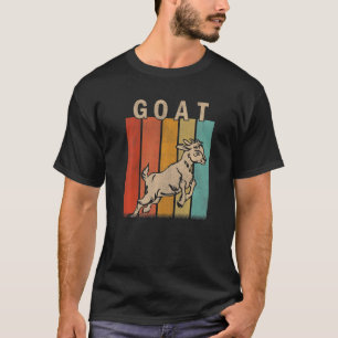 Distressed Goat Men Women Kid Cute Goat Retro T-Shirt