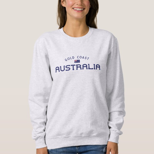 Distressed Gold Coast Australia Sweatshirt (Front)