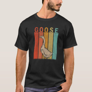 Distressed Goose  Men Women Kid Cute Goose Retro T-Shirt