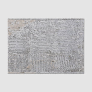 Distressed Grunge Concrete Coating Texture DIY Tissue Paper