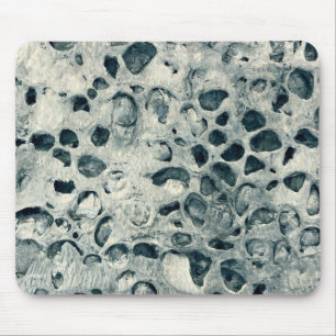 Distressed grunge molten aluminium texture mouse mat