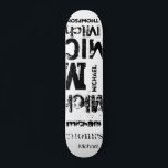 Distressed Grunge Urban Typography Word Cloud Skat Skateboard<br><div class="desc">The effect of this trendy street text based design depends on the length of your name. Select "Click to customize further" at the bottom of the "Personalize this template" to get the look you want. You can make the background and/or text any color you want as well. Have fun creating....</div>