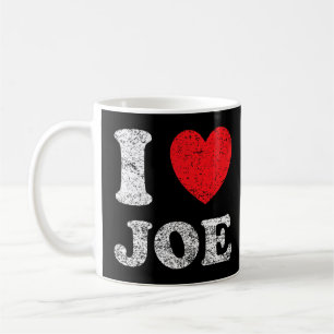 Distressed Grunge Worn Out Style I Love Joe  Coffee Mug