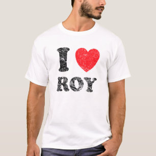 Distressed Grunge Worn Out Style I Love Roy T-Shirt