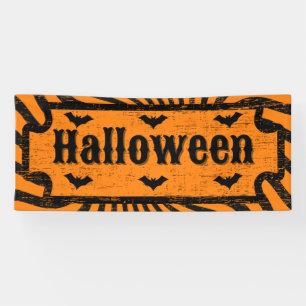 Distressed Halloween Banner