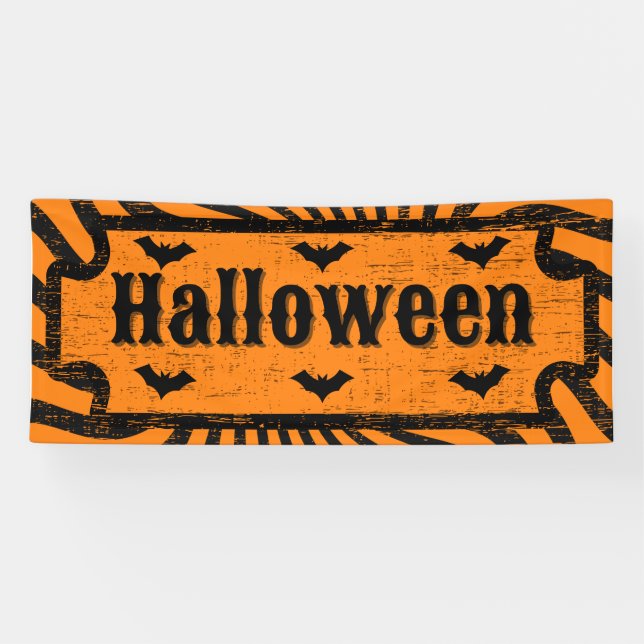 Distressed Halloween Banner (Horizontal)
