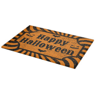 Distressed Halloween Placemat Cutting Board