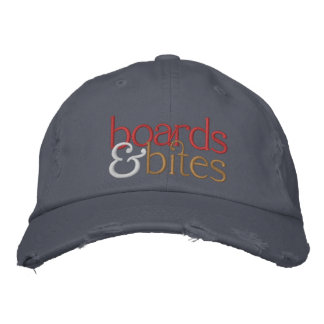 Distressed Hat with embroidered logo