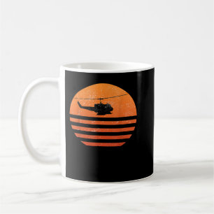 Distressed Huey Helicopter UH-1 Vietnam War Vetera Coffee Mug