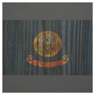 Distressed Idaho Flag Fabric