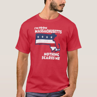 Distressed Im From Massachusetts State MA Nothing  T-Shirt