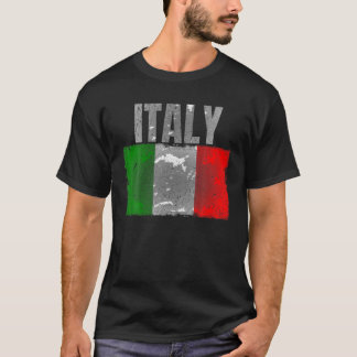 Distressed Italy Flag Graphic For Men Women Italia T-Shirt