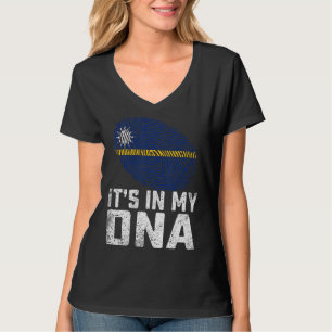 Distressed It's In My Dna Nauru Flag Men Women Kid T-Shirt