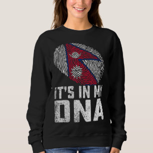 Distressed It's In My Dna Nepal Flag Men Women Kid Sweatshirt