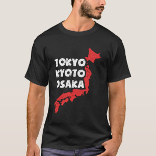 Distressed Japanese City Of Osaka T-Shirt