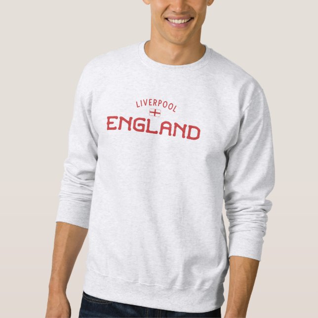 Distressed Liverpool England Sweatshirt (Front)