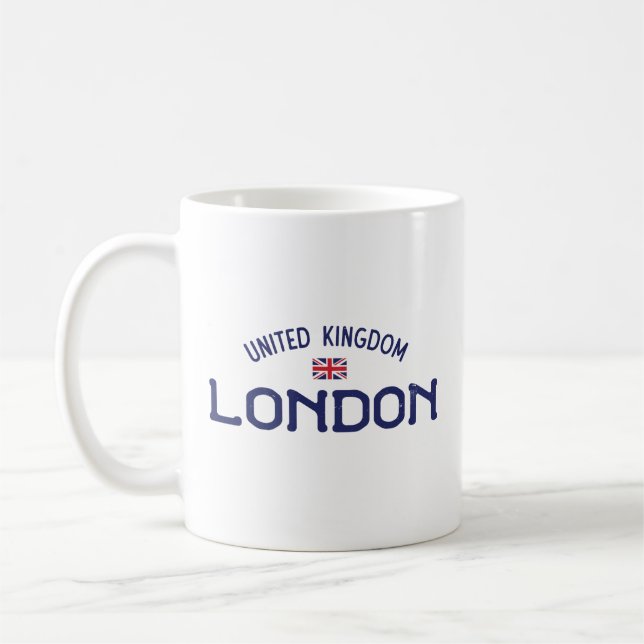 Distressed London UK Coffee Mug (Left)