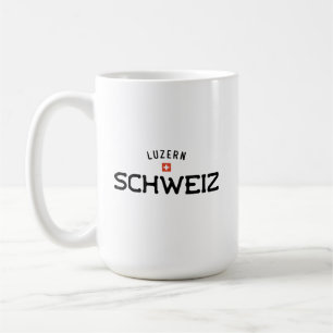 Distressed Luzern Schweiz (Lucerne Switzerland) Coffee Mug