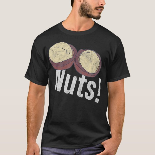 Distressed Macadamia - Hard Shell - Nutritionist F T-Shirt (Front)
