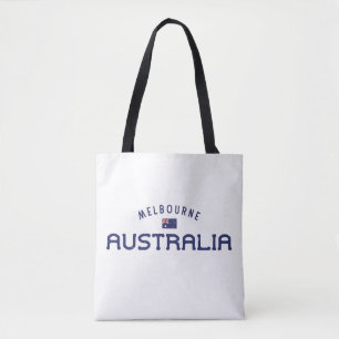 Distressed Melbourne Australia Tote Bag