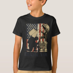 Distressed Memorial Day Shirt Flag Military Boots