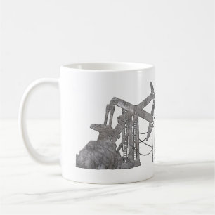 Distressed Metal Oilfield (for Boss) Design Coffee Mug
