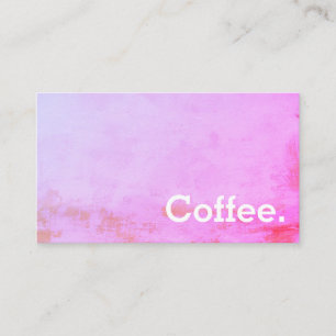 Distressed Miami Simple Loyalty Coffee Punch-Card