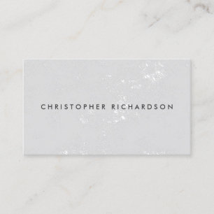 DISTRESSED MODERN and MINIMAL on LIGHT GRAY Business Card