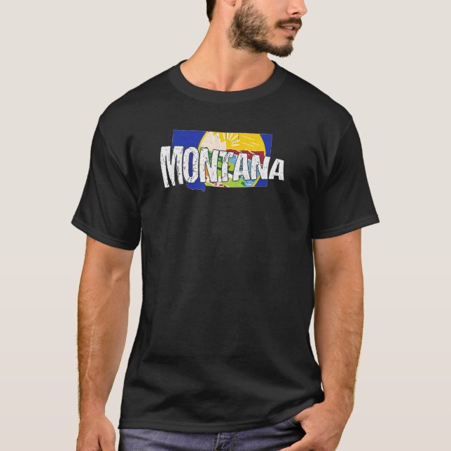 Distressed Montana T-Shirt (Front)